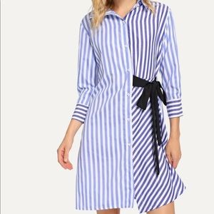 Stripes knot dress
